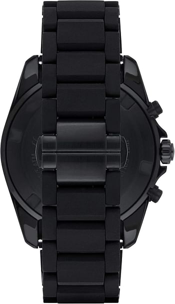 Emporio Armani Men's AR6121 Sport Silicone Quartz Watch 44 mm - Black