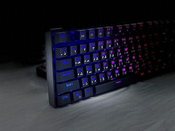 لوحة مفاتيح ميكانيكية للألعاب Redragon KUMARA K552-RGB - اسود