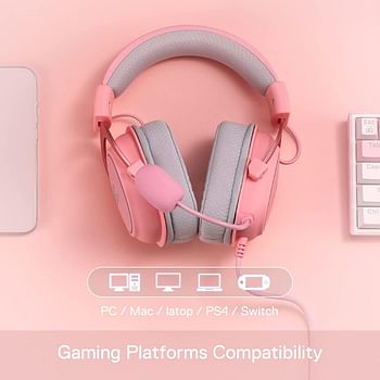 Redragon H510 Zeus X Gaming Headphones with Flexible Microphone 7.1 Sound RGB Lighting Adjustable Headband Cushion