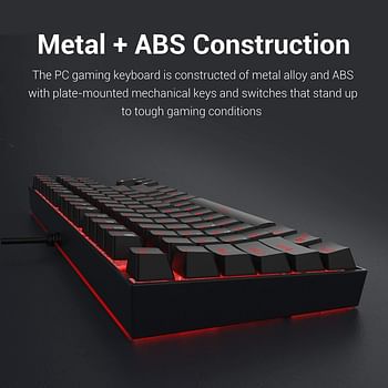 Redragon KUMARA Wired Mechanical Keyboard - Black