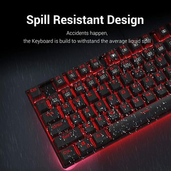 Redragon KUMARA Wired Mechanical Keyboard - Black