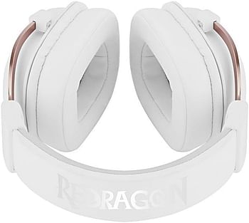 Redragon H510W ZEUs Gaming Headset - White, Pink