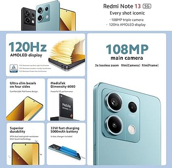 Redmi Note 13 Pro+ 5G Dual Sim  12GB RAM 512GB 5G-Aurora Purple