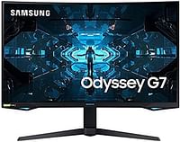 Samsung 32 Inch Monitors LC32G74TQSR - Black