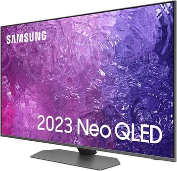 تلفزيون سامسونج 43 بوصة QN90C 4K Neo QLED HDR الذكي 2023 - معدل تحديث 144 هرتز Dolby Atmos Object، شاشة مدمجة مضادة للانعكاس أليكسا