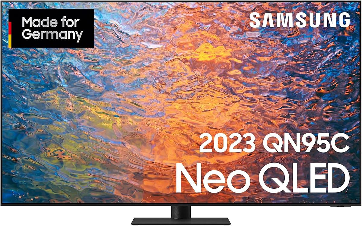 Samsung Neo QLED 4K QN95C 85 Inch TV Neo Quantum HDR+ Infinity One Design Neural Quantum Processor 4K Smart TV 2023 - GQ85QN95CATXZG