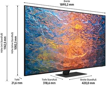 Samsung Neo QLED 4K QN95C 85 Inch TV Neo Quantum HDR+ Infinity One Design Neural Quantum Processor 4K Smart TV 2023 - GQ85QN95CATXZG