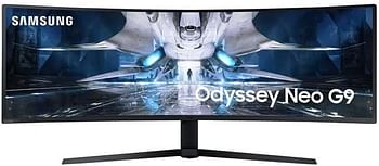 سامسونج شاشة اوديسي نيو G9 S49AG950NU 49 بوصة 4K DCI 2160p QLED شاشة QLED LS49AG950NUXEN