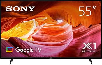 Sony BRAVIA 55 Inch TV 4K UHD High Dynamic Range Smart Google TV - KD-55X75K (2022 Model)