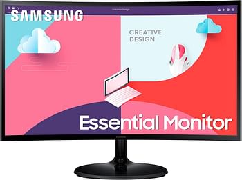 Samsung LS27C360 27" Curved FullHD 1080p Monitor - 1920x1080, HDMI, VGA