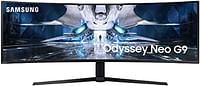 Samsung Odyssey Neo 49in Curved   Ultra Wide DQHD Gaming Monitor with Quantum Mini LED   1000R Curvature 2021 - Black