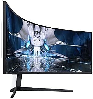 Samsung Odyssey Neo 49in Curved   Ultra Wide DQHD Gaming Monitor with Quantum Mini LED   1000R Curvature 2021 - Black