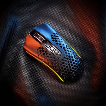 Redragon M808 Storm Pro Wireless Gaming Mouse, RGB Honeycomb Form - 16,000 DPI Optical Sensor - Programmable Macro Buttons - Precise Registration