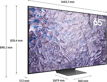 Samsung 65 Inch TV Neo QLED 8K Quantum Matrix Technology Pro 8K Resolution QE65QN800C 2023 Model - Black