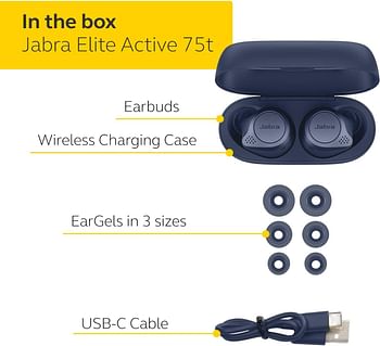 Jabra Elite 75t  True Wireless Earbuds