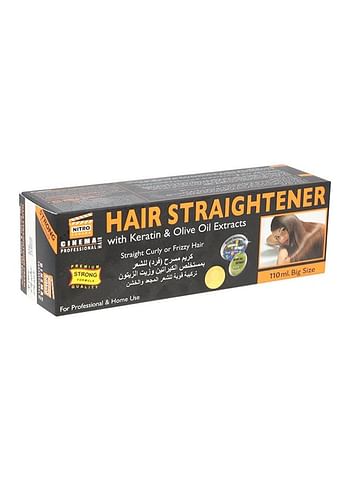 Nitro Canada Hair Straightener With Keratin And Olive Oil Extracts 110ml