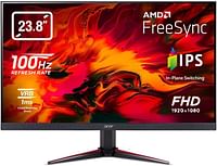 Acer Nitro VG240YEbmiix 23.8" FHD IPS Panel 1ms 100Hz Gaming Monitor with FreeSync