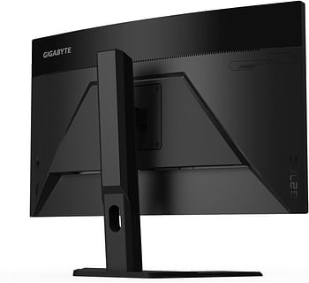 GIGABYTE G27QC 27" 165Hz 1440P Curved Gaming Monitor, 2560 x 1440 VA 1500R Display, 1ms (MPRT) Response Time, 92% DCI-P3, HDR Ready, FreeSync Premium, 1x Display Port 1.4 - Black