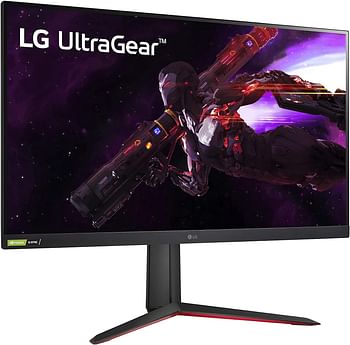 LG 32GP850-B 32 UltraGear QHD (2560 x 1440) Nano IPS Gaming Monitor w/ 1ms (GtG) Response Time & 165Hz Refresh Rate, Tilt/Height/Pivot Adjustable, Black