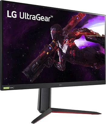 LG 32GP850-B 32 UltraGear QHD (2560 x 1440) Nano IPS Gaming Monitor w/ 1ms (GtG) Response Time & 165Hz Refresh Rate, Tilt/Height/Pivot Adjustable, Black