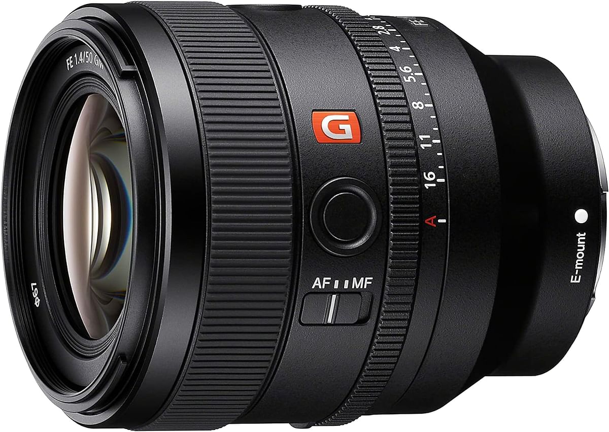 سوني SEL50F14GM FE 50 ملم F1.4 GM عدسة جي ماستر باطار كامل وفتحة كبيرة