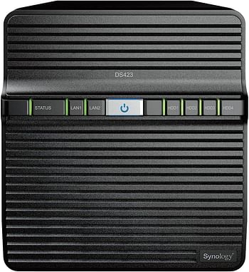 Synology DiskStation DS423 Network Attached Storage Drive (Black)