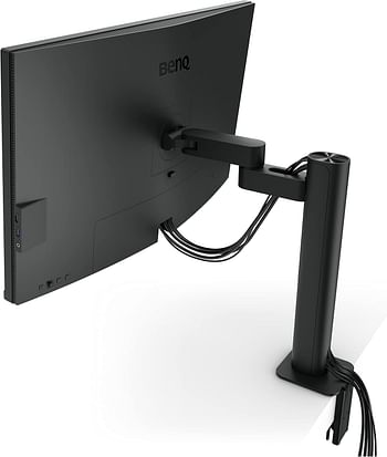 BenQ PD3205UA 32-inch Ergo Arm 4K Monitor, UHD, sRGB, Rec.709, HDR10, IPS, AQCOLOR Technology, USB-C, Factory-Calibrated, Hotkey Puck G2, KVM, Color Mode, DualView