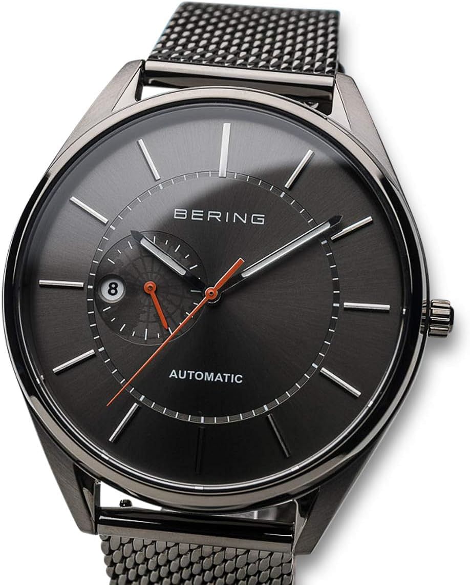 Bering Mens Analogue Automatic Watch With Stainless Steel Strap 16243-377 43 mm- Silver