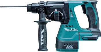 Makita Wireless Li-ion SDS Plus Rotary Brushless 3-Modus -Bohrhammer, nur Gehuse, Black, Blue 24MM DHR242Z