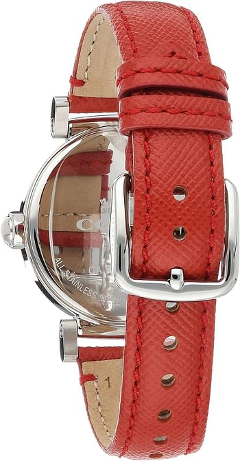 Coach Women's White Dial Red Calfskin Watch - 14502407