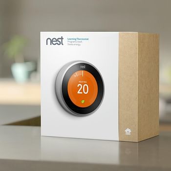 Google Nest Learning Thermostat 3rd Generation, Stainless Steel - Smart Thermostat - A Brighter Way To Save Energy