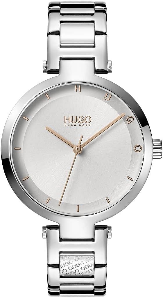 HUGO Women's Analogue Quartz Watch with Stainless Steel Strap 1540076