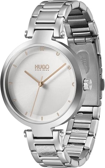 HUGO Women's Analogue Quartz Watch with Stainless Steel Strap 1540076