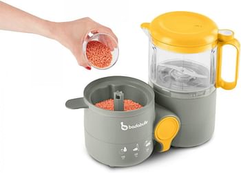 Badabulle 4-in-1 Food Preparation Machine - Grey/Yellow