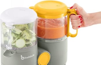 Badabulle 4-in-1 Food Preparation Machine - Grey/Yellow