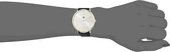 Tommy Hilfiger 1781843 Women's Silver Tone Dial Blue Strap Watch