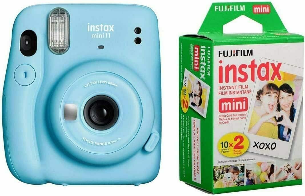 Fujifilm Mini 11 Film Sky Blue +20 SHEETS