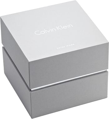 Calvin Klein Men's Analogue Quartz Watch with Leather Strap K3M221C4