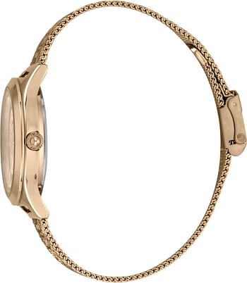 Just Cavalli Animalier Pelle Metal Watch JC1L170M0075 - Quartz Analog for Women in Stainless Steel Strap 34 mm - Gold