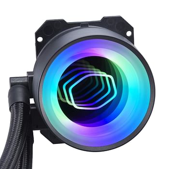 Cooler Master MasterLiquid ML360 Mirror ARGB CPU Liquid Cooler - 3rd Gen. Pump AIO Water Cooling System, 3 x 120mm SickleFlow V2 Fans, Enhanced 360mm Radiator - AMD & Intel Socket Compatible