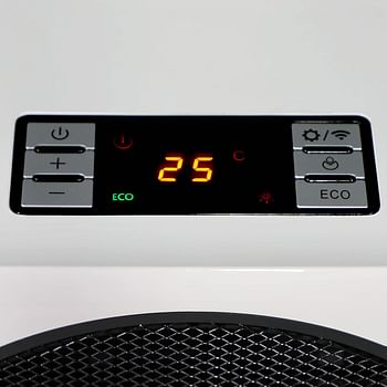 Crownline Ht-271 Ptc Heater With Wi-Fi Temperature Control 5°C-35°C, 220-240V, 50 Hz With Remote Control