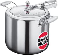 Hawkins Bigboy Pressure Cooker, Silver, 22 L, E20 Hwse30Sir