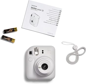 Fujifilm Instax Mini 12 Instant Camera - Clay White