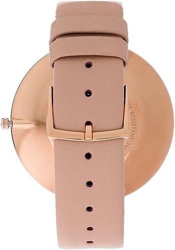 Calvin Klein Women's Quartz Watch, Analog Display And Leather Strap K8Y236Z6 42 mm - beige