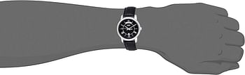 Casio Watch BEM-152L-1AVDF leather band 40 mm - Black