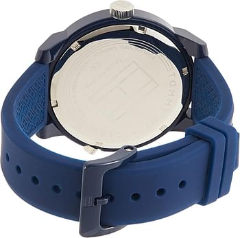 Tommy Hilfiger Mens Quartz Analog and Silicone Watch