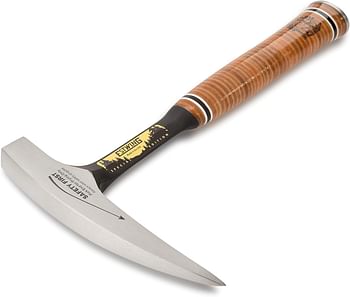 ESTWING Special Edition Rock Pick - 22 oz Geological Hammer with Pointed Tip & Genuine Leather Grip - E30SE