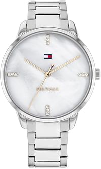 Tommy Hilfiger PAIGE Women's Watch, Analog 36 mm - Silver