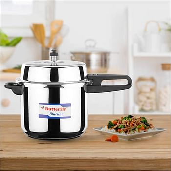 Butterfly BL-10L Blue Line Stainless Steel Pressure Cooker 10-Liter