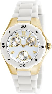 Invicta Women's 18796 Angel Analog Display Japanese Quartz White Watch Movement White